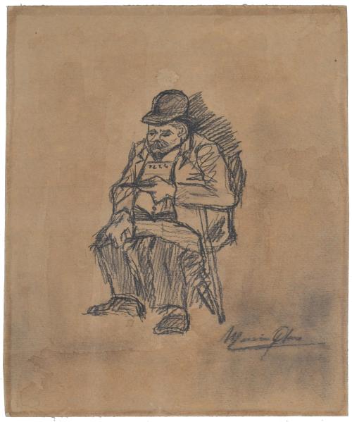 20TH CENTURY SPANISH SCHOOL. "Beggar."