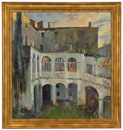 JOAQUIM MIR I TRINXET (1873-1940). "Casa del pintor de Vila