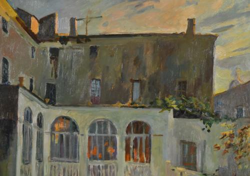 JOAQUIM MIR I TRINXET (1873-1940). "Casa del pintor de Vila