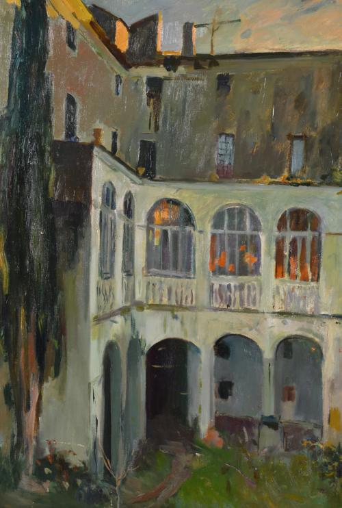 JOAQUIM MIR I TRINXET (1873-1940). "Casa del pintor de Vila