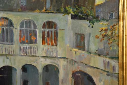 JOAQUIM MIR I TRINXET (1873-1940). "Casa del pintor de Vila