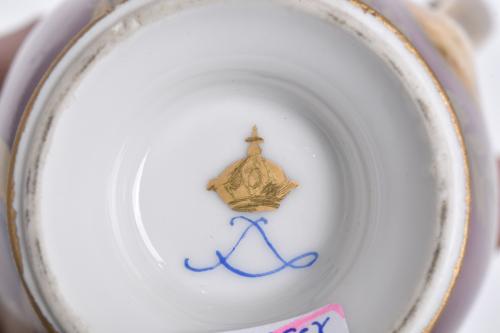 SIGUIENDO MODELOS DE SÈVRES.  Tu y Yo en porcelana francesa