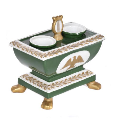 Empire style inkwell, 20th century.