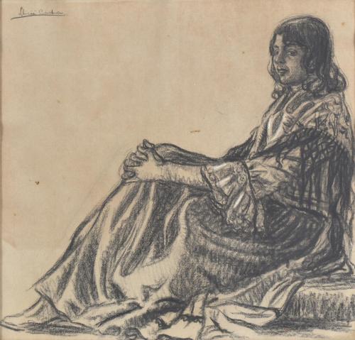 LLUCIÀ COSTA (20TH CENTURY). "Gypsy woman". 