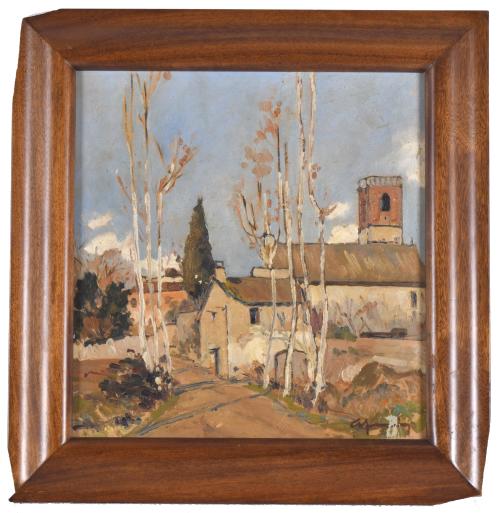 ESCUELA ESPAÑOLA, SIGLO XX.  "Paisaje". 