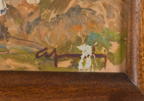ESCUELA ESPAÑOLA, SIGLO XX.  "Paisaje". 