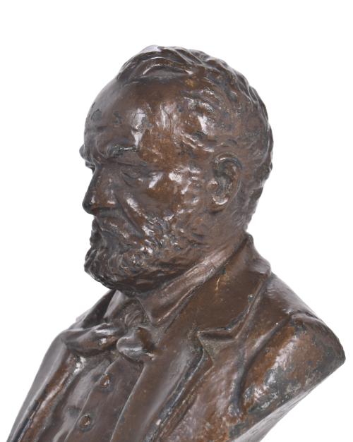AUGUSTE BONNETAUD NADAUD (1835 - 1889). "Busto de Victor Hu