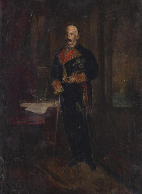 ESCUELA ESPAÑOLA, FIN. SIGLO XIX- PPS. SIGLO XX. "Francisco Simón Pérez de Grandallana y Angulo".