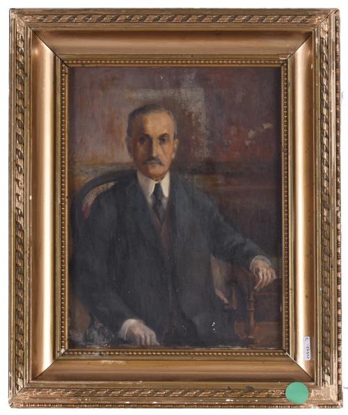 ESCUELA ESPAÑOLA, SIGLO XX.  "Caballero".