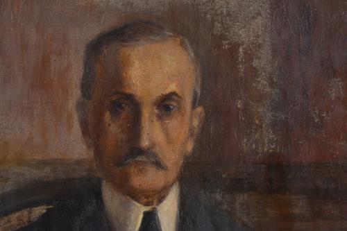 ESCUELA ESPAÑOLA, SIGLO XX.  "Caballero".