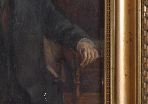 ESCUELA ESPAÑOLA, SIGLO XX.  "Caballero".