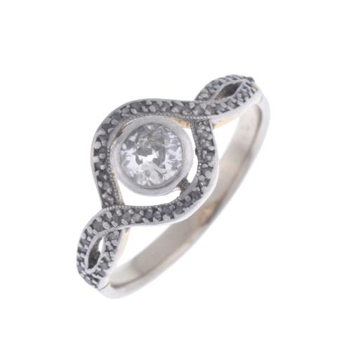 Diamonds ring, 1930's.