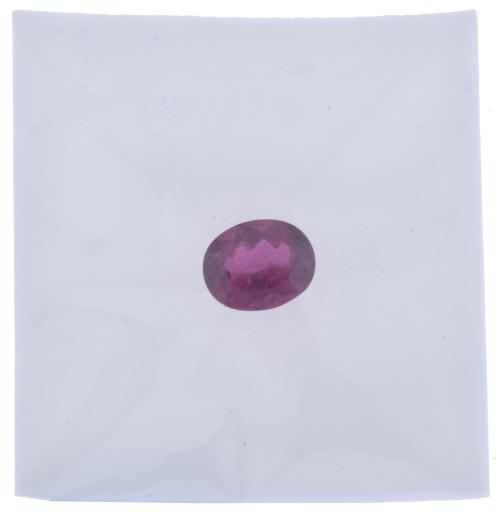 Unmounted rubelite tourmaline of 4.08 ct.