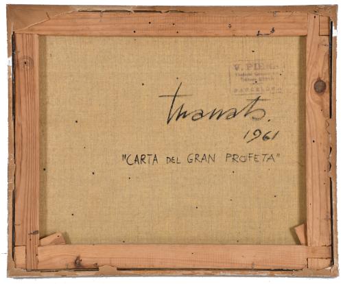 JOAN JOSEP THARRATS VIDAL (1918-2001) “Carta del gran profe