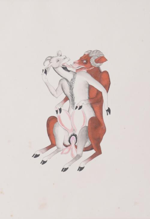 JOSEP GRANYER Y GIRALT (1899-1983). Set of 12 erotic waterc