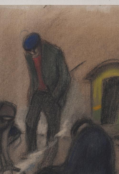 ALFRED OPISSO CARDONA (1907-1980). "Caravana".