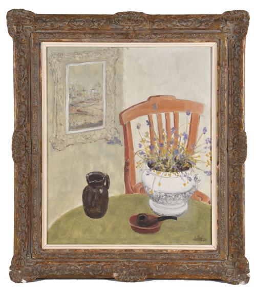 ESCUELA ESPAÑOLA, SIGLO XX. “Interior”, 1975.