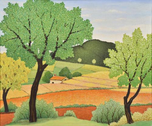 LLUÍS PUIG BARELLA (1894-1984). “Paisaje”.