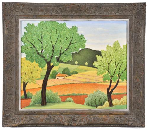 LLUÍS PUIG BARELLA (1894-1984). “Landscape”.