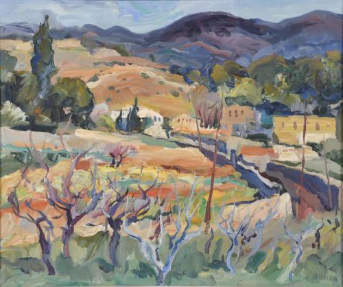 JUAN ROVIRA (1936-1993).  “Paisaje Tiana”, 1974.
