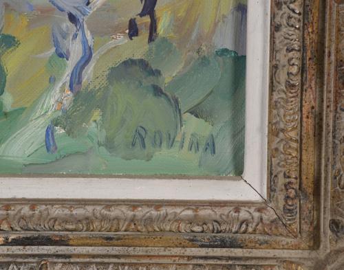 JUAN ROVIRA (1936-1993).  “Paisaje Tiana”, 1974.