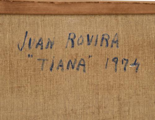 JUAN ROVIRA (1936-1993).  “Paisaje Tiana”, 1974.