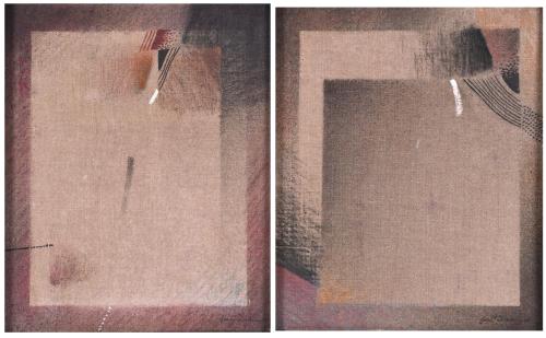MANUEL FONT DIAZ (1948). Pair of works, 1976.