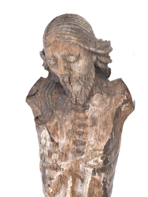 ESCUELA ESPAÑOLA, SIGO XVII. “Cristo Crucificado”.