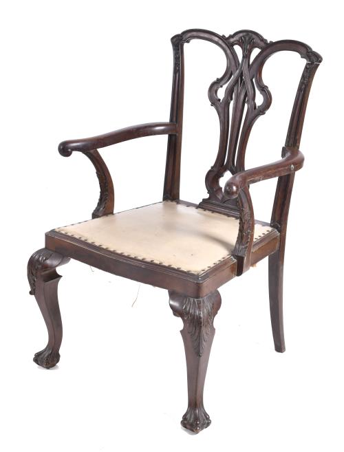 AFTER MODELS BY THOMAS CHIPPENDALE (1718 - 1779). Set of th