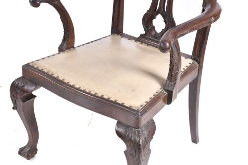 AFTER MODELS BY THOMAS CHIPPENDALE (1718 - 1779). Set of th