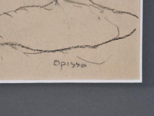 RICARD OPISSO (1880-1966). "Gitanilla con perro".