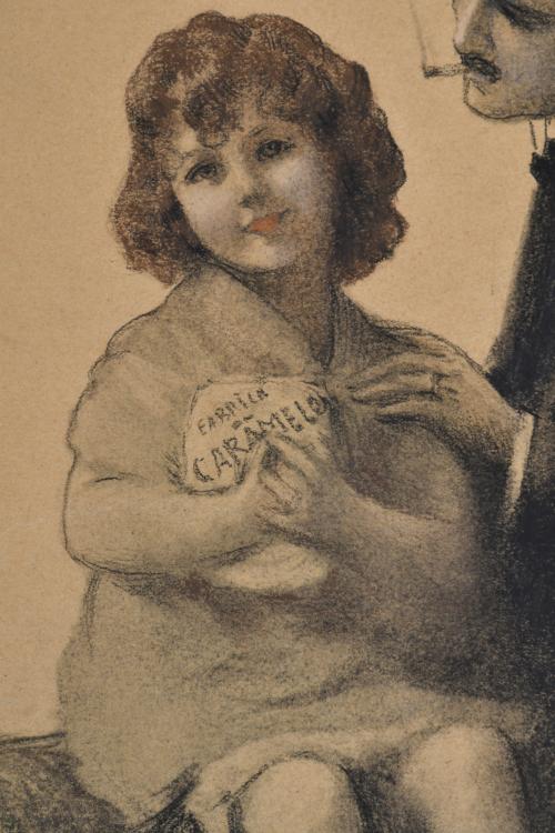 CARLOS VÁZQUEZ (1869-1944) "En la mejor compañía", circa 19