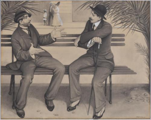 RICARD OPISSO (1880-1966). "Paquito o la Alegría de los Loros", circa 1913.