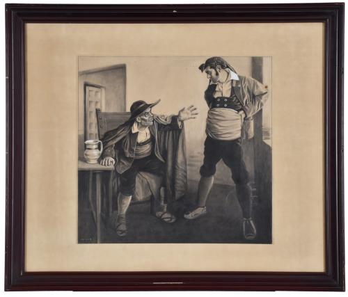 RICARD OPISSO (1880-1966). "Lo prometido es deuda", circa 1