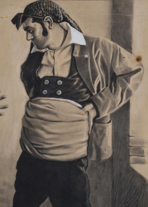 RICARD OPISSO (1880-1966). "Lo prometido es deuda", circa 1