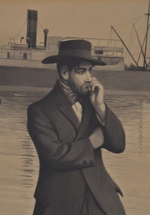 RICARD OPISSO (1880-1966). "La explicación", circa 1913.