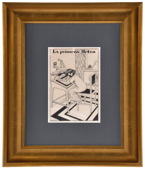 RICARD OPISSO (1880-1966). "La primera lletra", circa 1920.