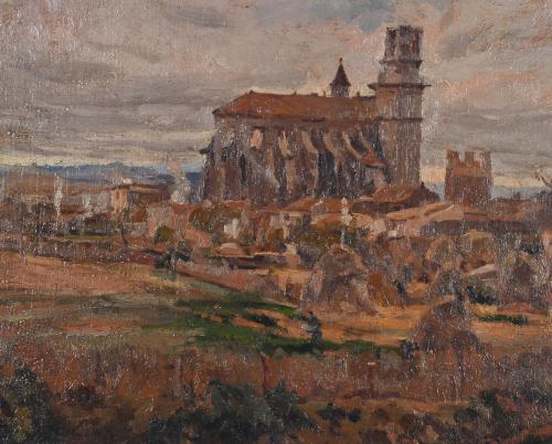 FRANCESC GIMENO ARASA (1858-1927). "Catedral de Tortosa".