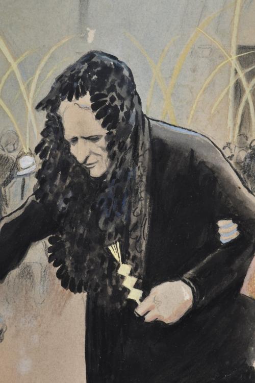 RICARD OPISSO (1880-1966). "La Pascua de Ramos".