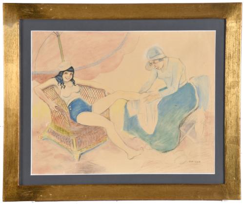 RICARD OPISSO (1880-1966). "Después del baño".
