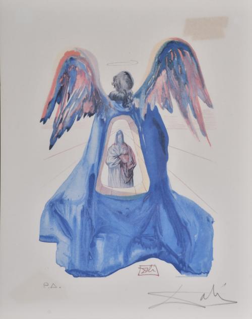 SALVADOR DALÍ I DOMÈNECH (1904-1989). Conjunto de 4 litogra
