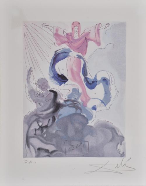 SALVADOR DALÍ I DOMÈNECH (1904-1989). Conjunto de 4 litogra