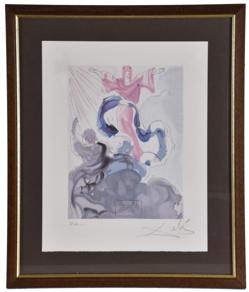 SALVADOR DALÍ I DOMÈNECH (1904-1989). Conjunto de 4 litogra