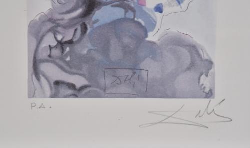 SALVADOR DALÍ I DOMÈNECH (1904-1989). Conjunto de 4 litogra