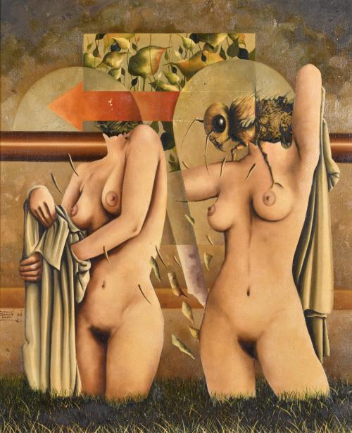 RICARDO JORDA (1942). "Desnudos femeninos", 1983.