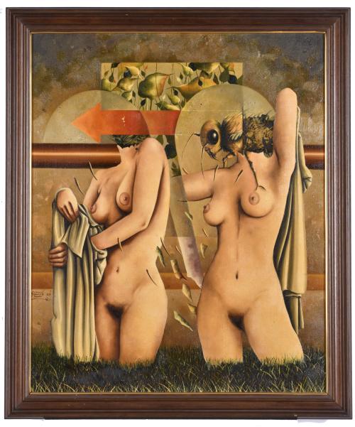 RICARDO JORDA (1942). "Desnudos femeninos", 1983.