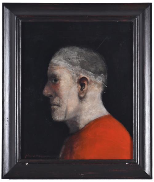 MIGUEL MACAYA (1964). "Retrato en rojo".
