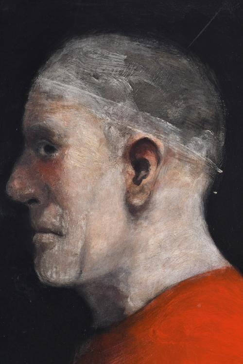 MIGUEL MACAYA (1964). "Retrato en rojo".