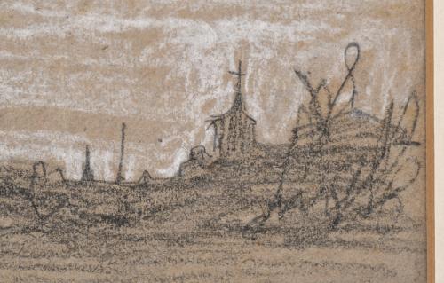 MODEST URGELL I INGLADA (1839-1919). Esbozo paisaje.