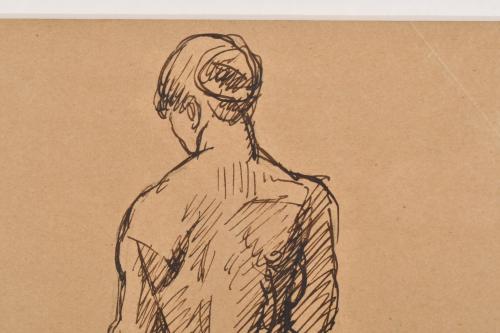PABLO GARGALLO CATALÁN (1881 - 1934).  "Estudio para desnud